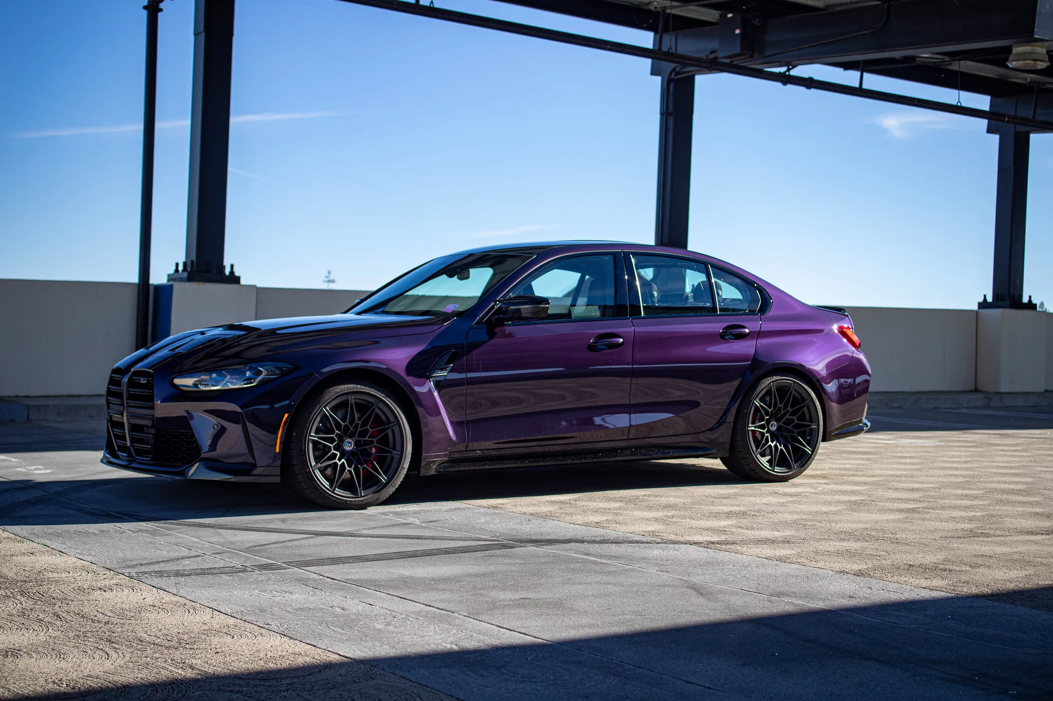 Techno Violet BMW M3
