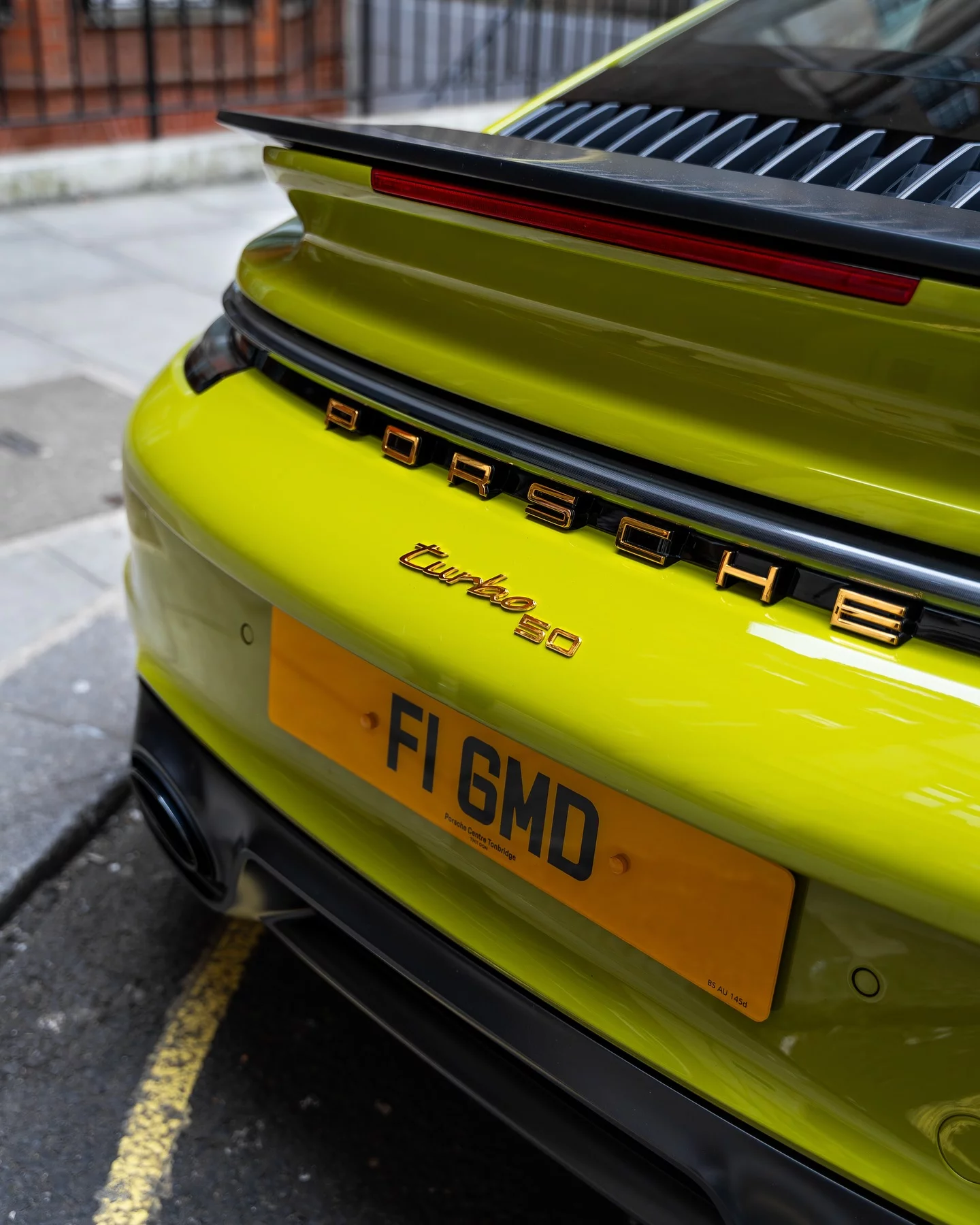 Linden Green Porsche 911 Turbo