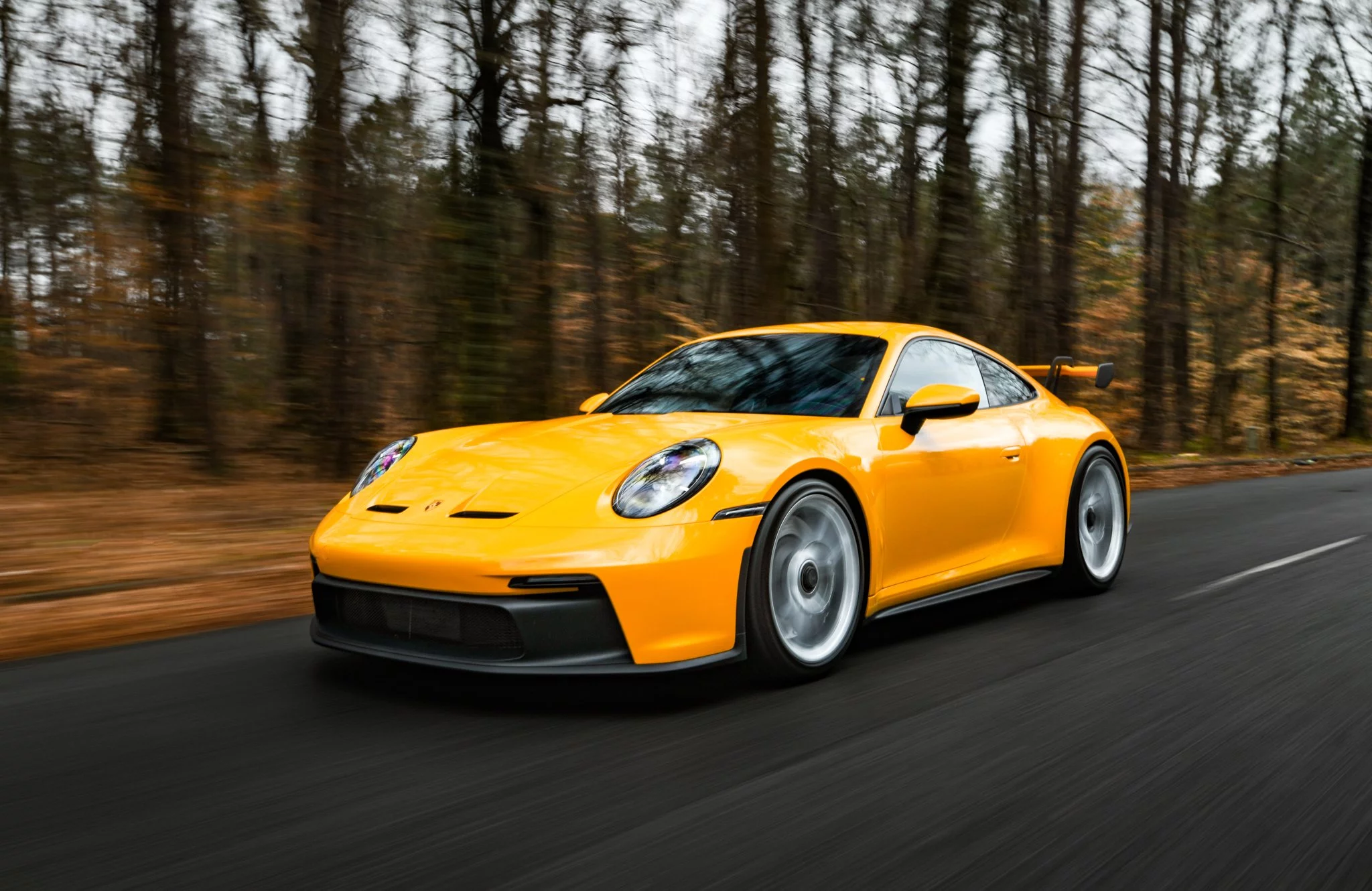 Signal Yellow Porsche 911 GT3