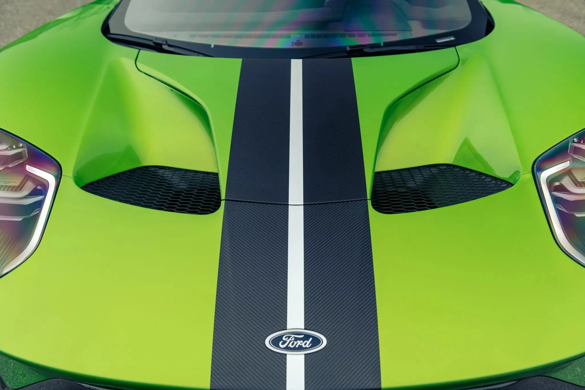 Snakeskin Green Ford GT