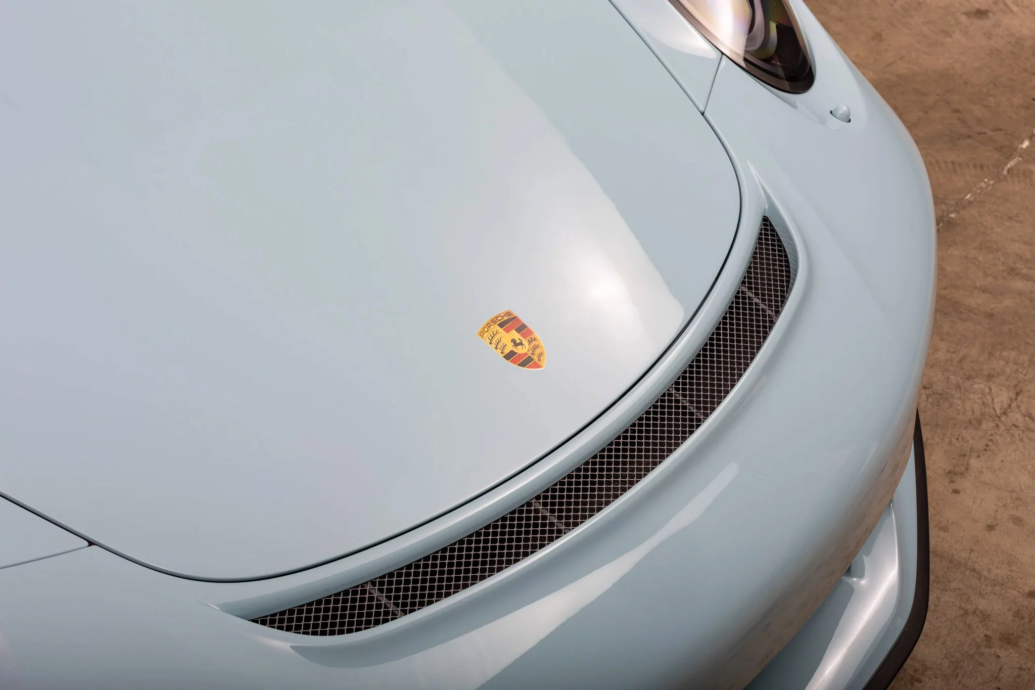 Meissen Blue Porsche 911 Speedster