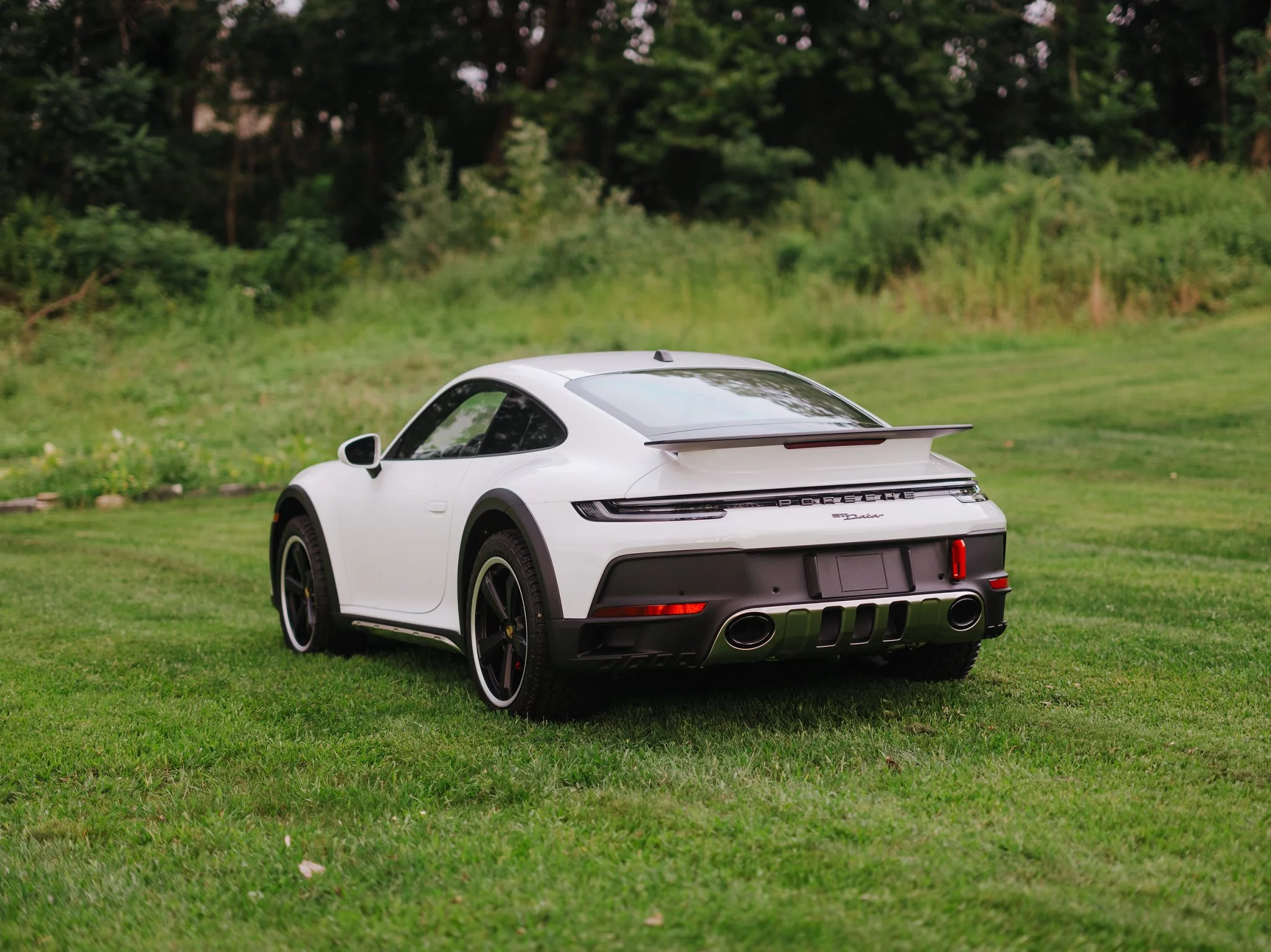 Pure White Porsche 911 Dakar