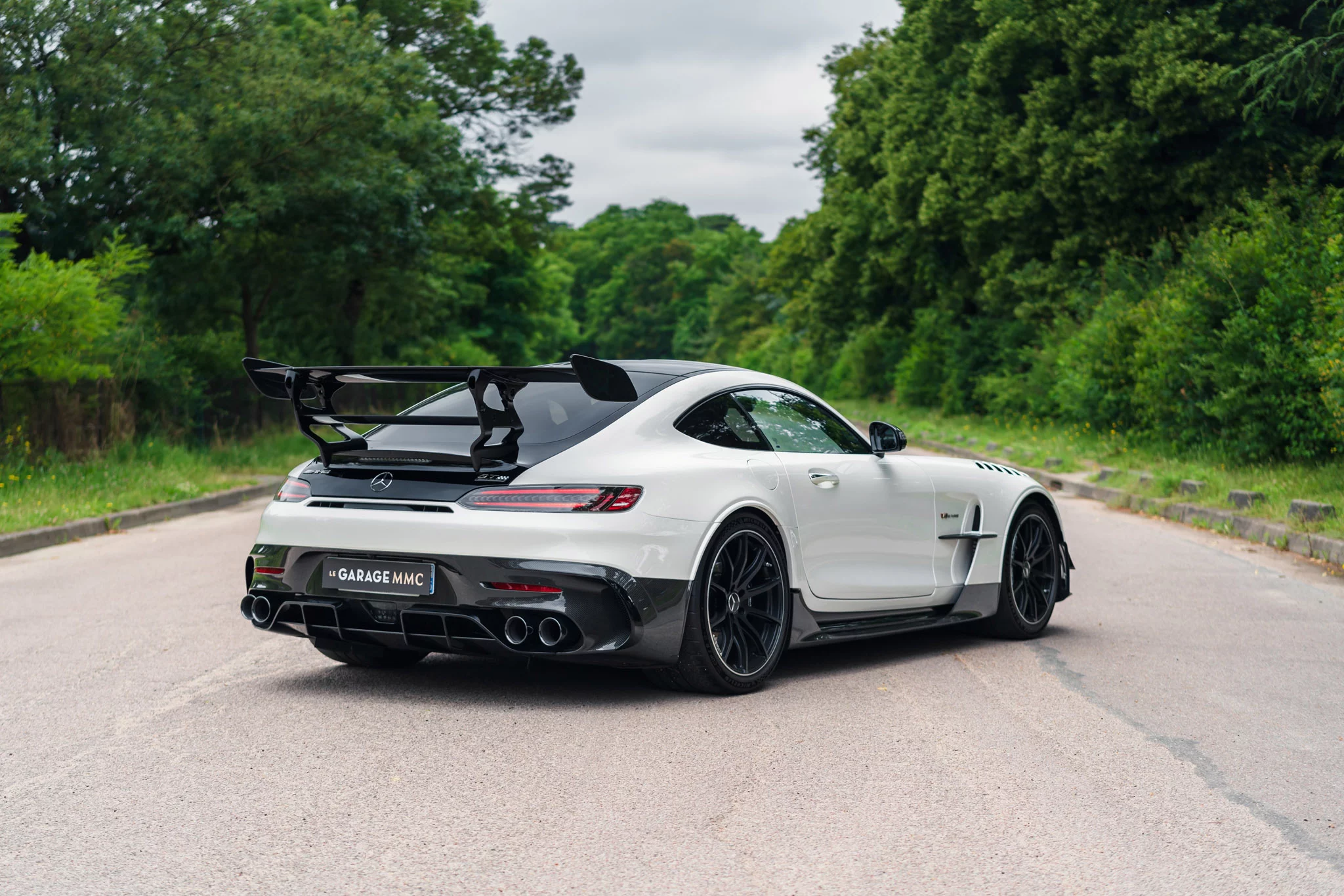 Diamond White Mercedes-AMG GT