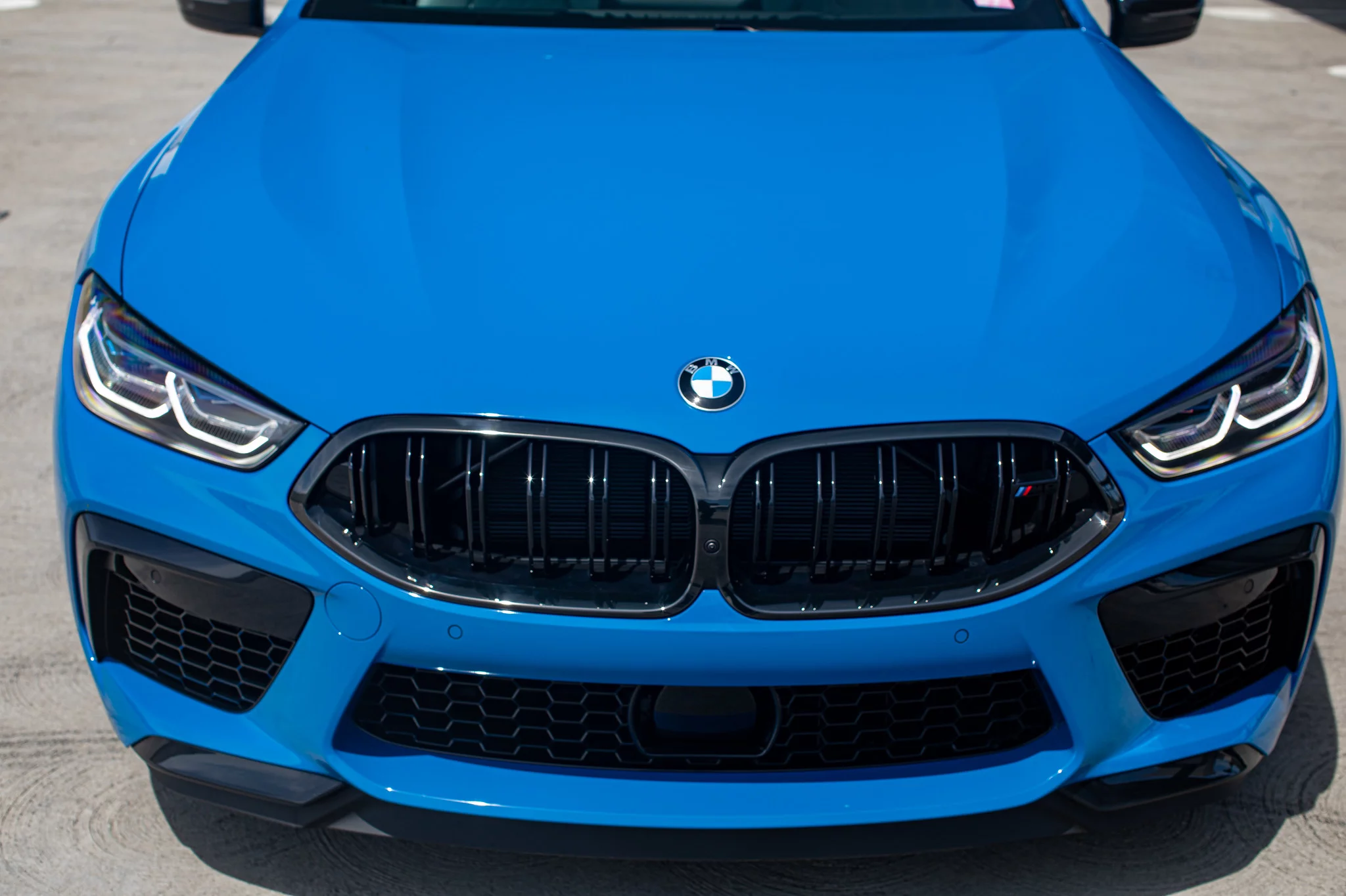 Pure Blue BMW M8