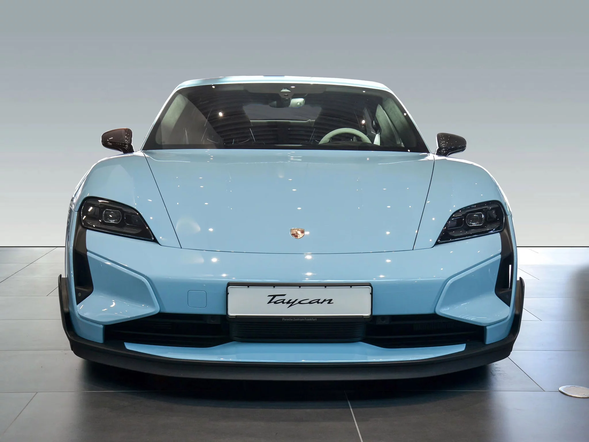 Gulf Blue Porsche Taycan