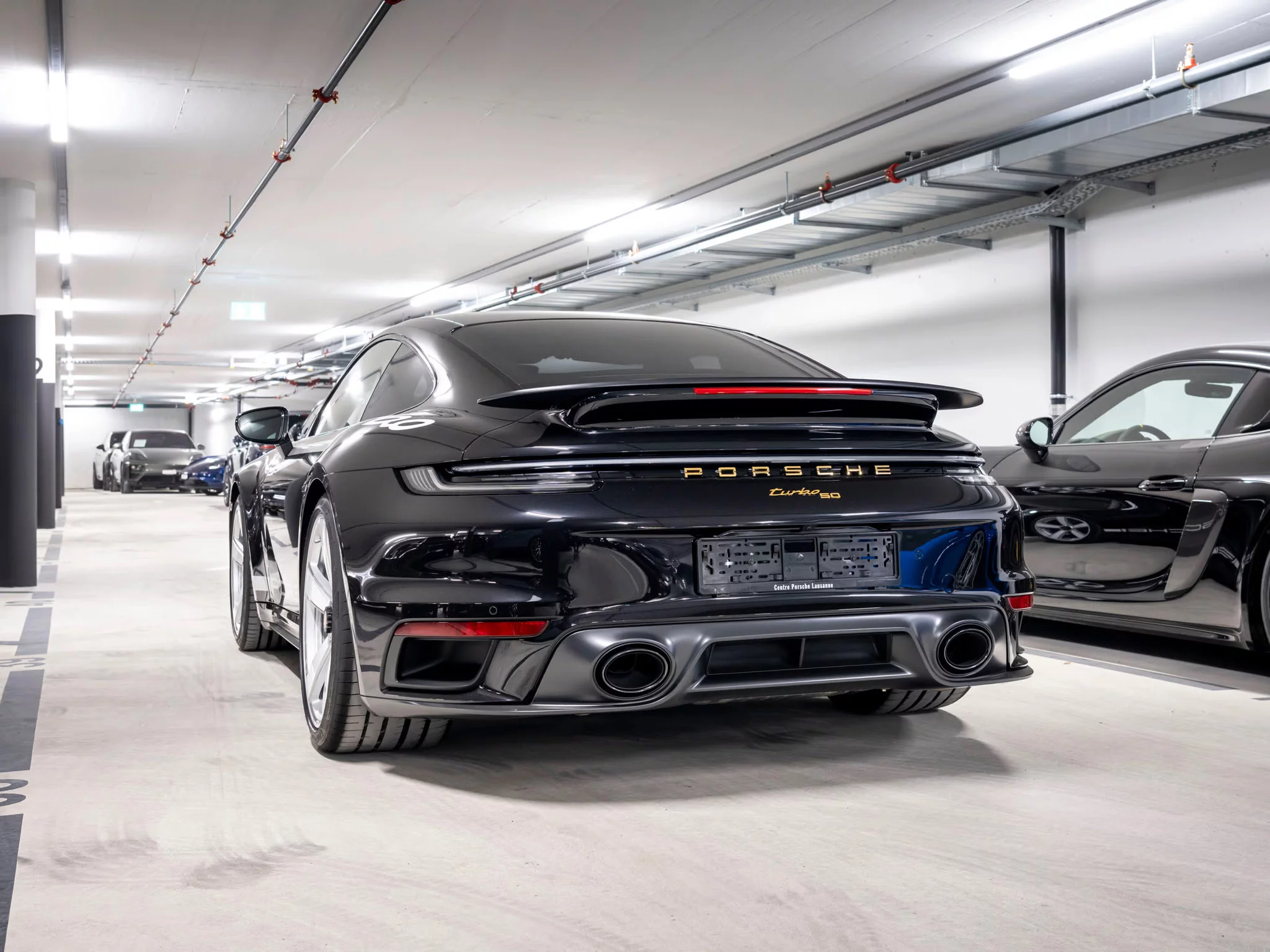Jet Black Metallic Porsche 911 Turbo