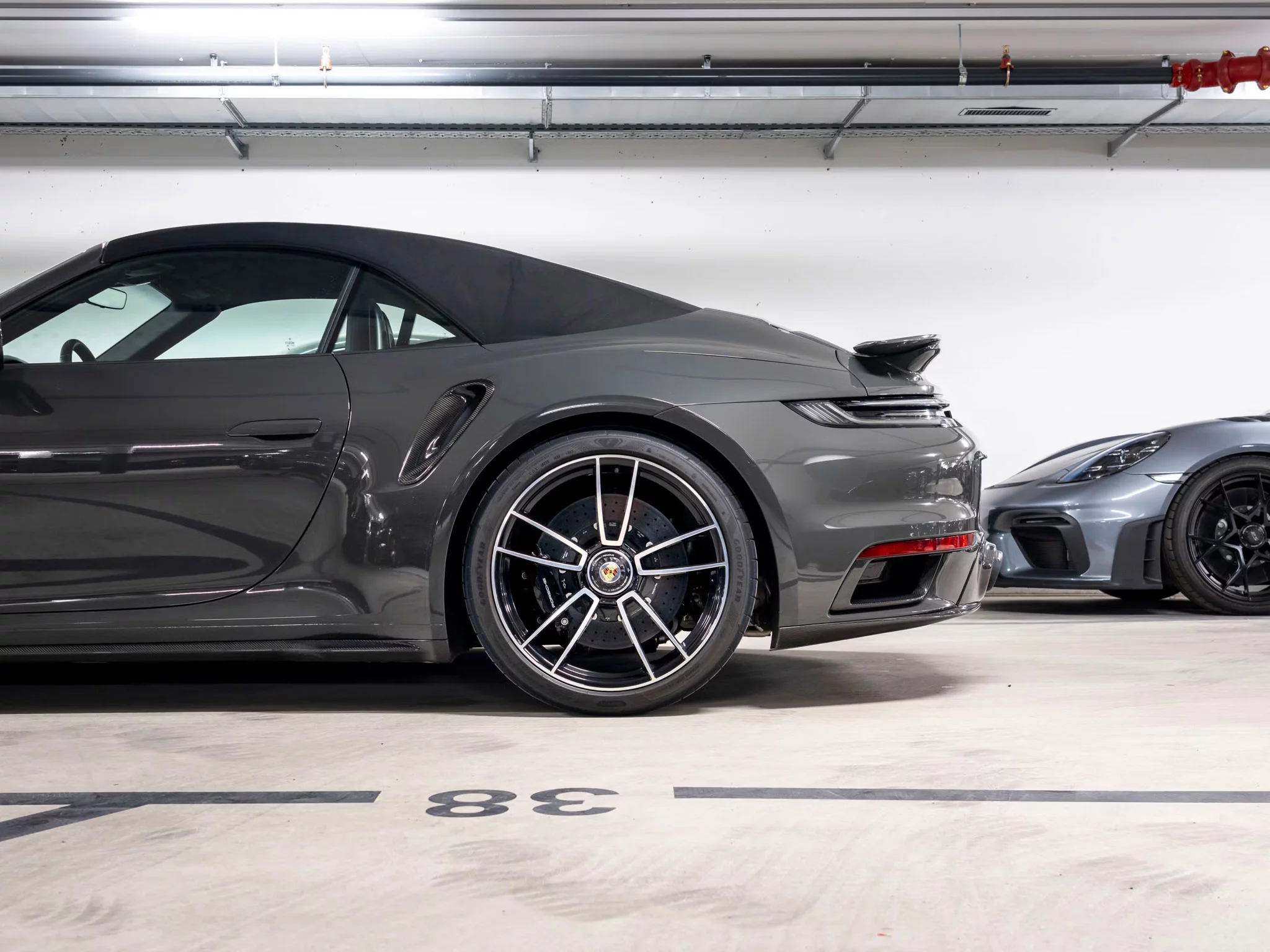 Slate Grey Porsche 911 Turbo