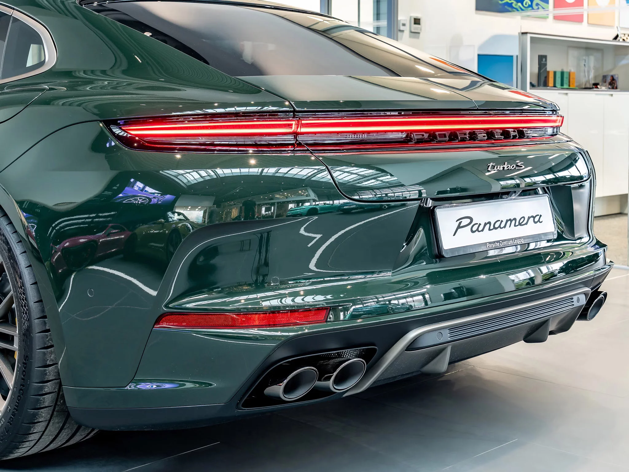 Brewster Green Porsche Panamera