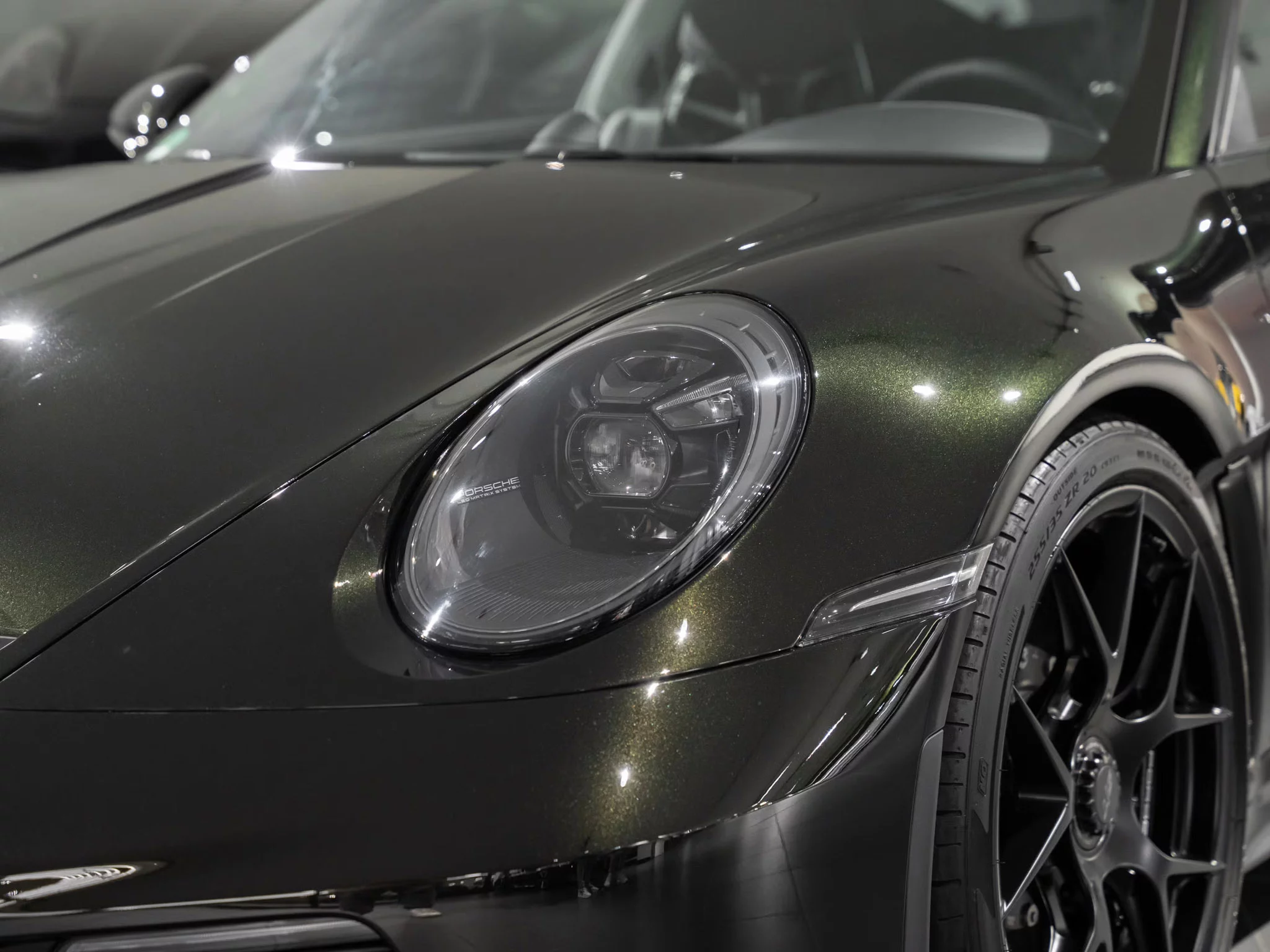 Dark Olive Metallic Porsche 911 S/T