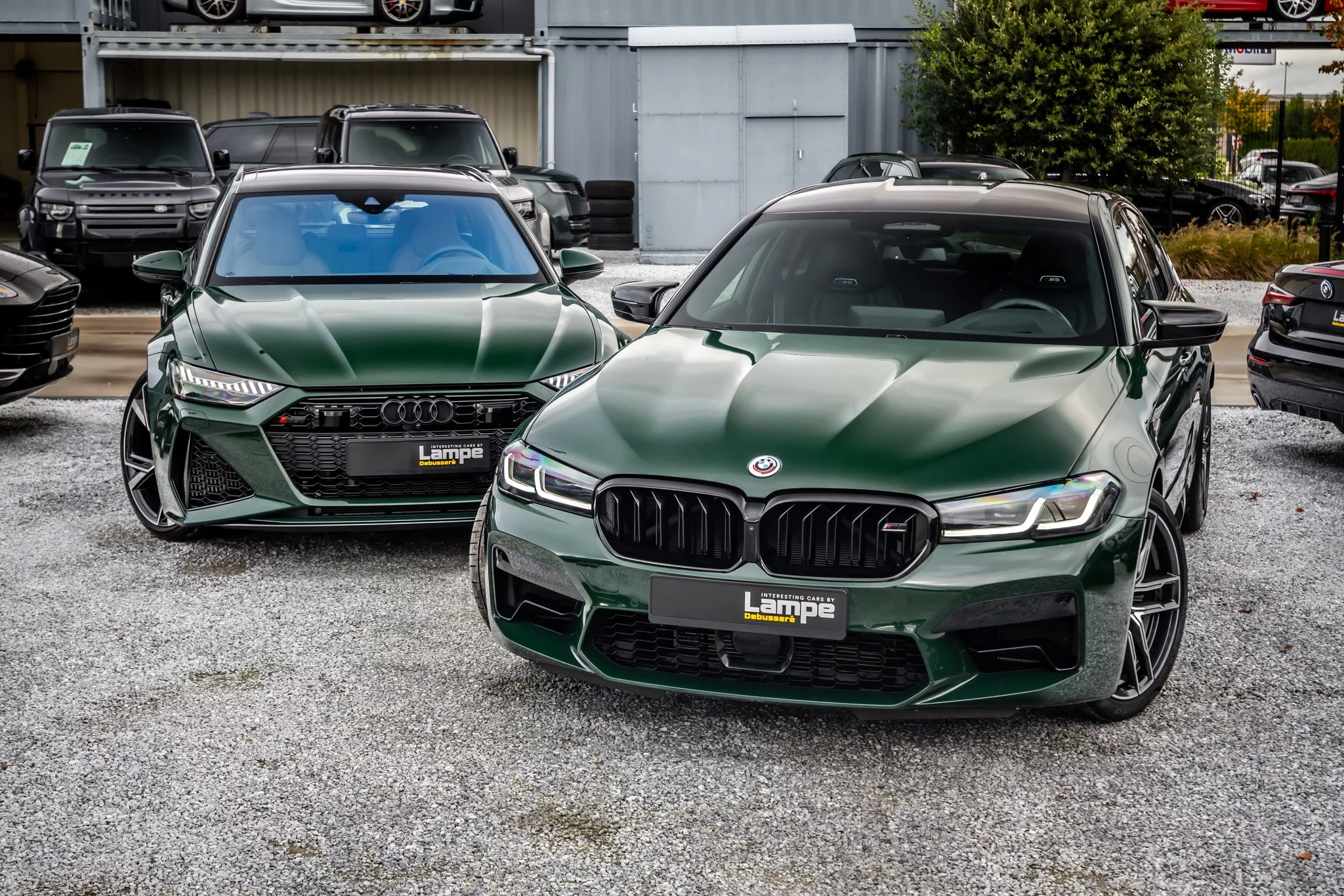 Goodwood Green vs British Racing Green