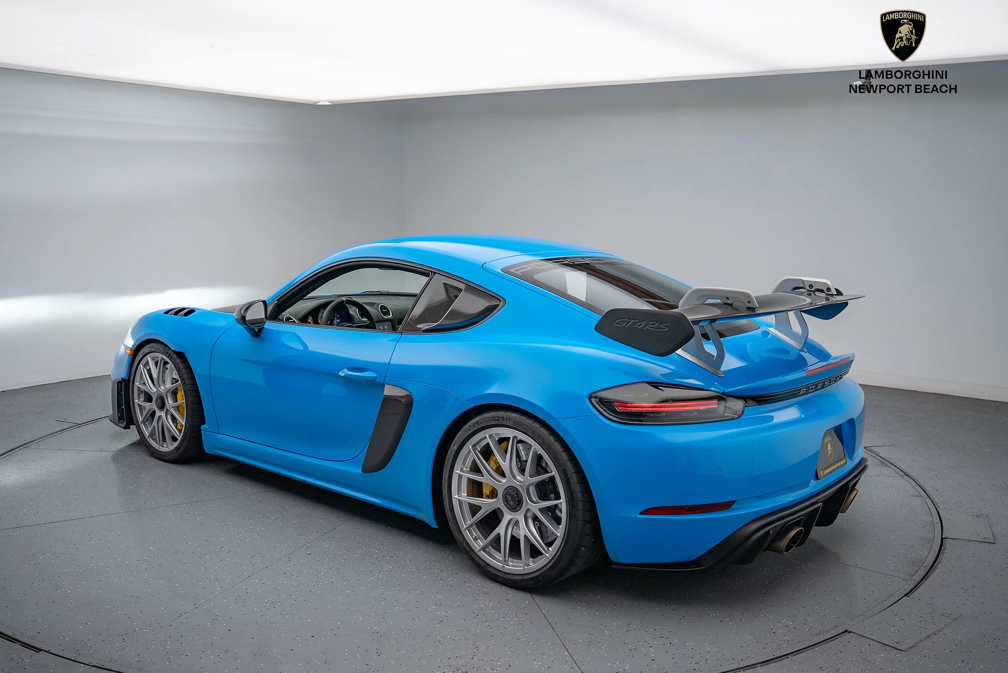 Riviera Blue Porsche 718 Cayman GT4 RS