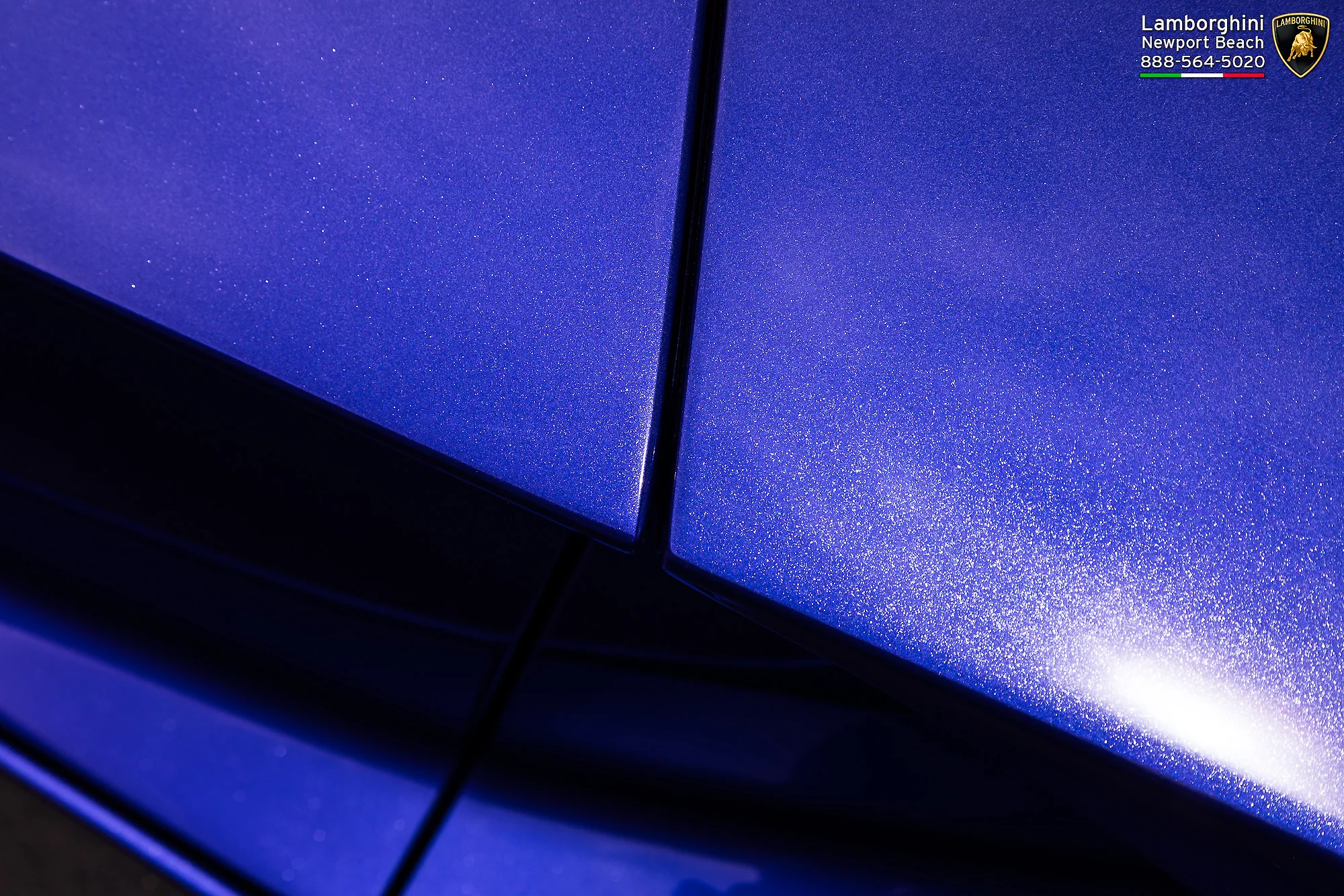 Blu Alano Lamborghini Aventador