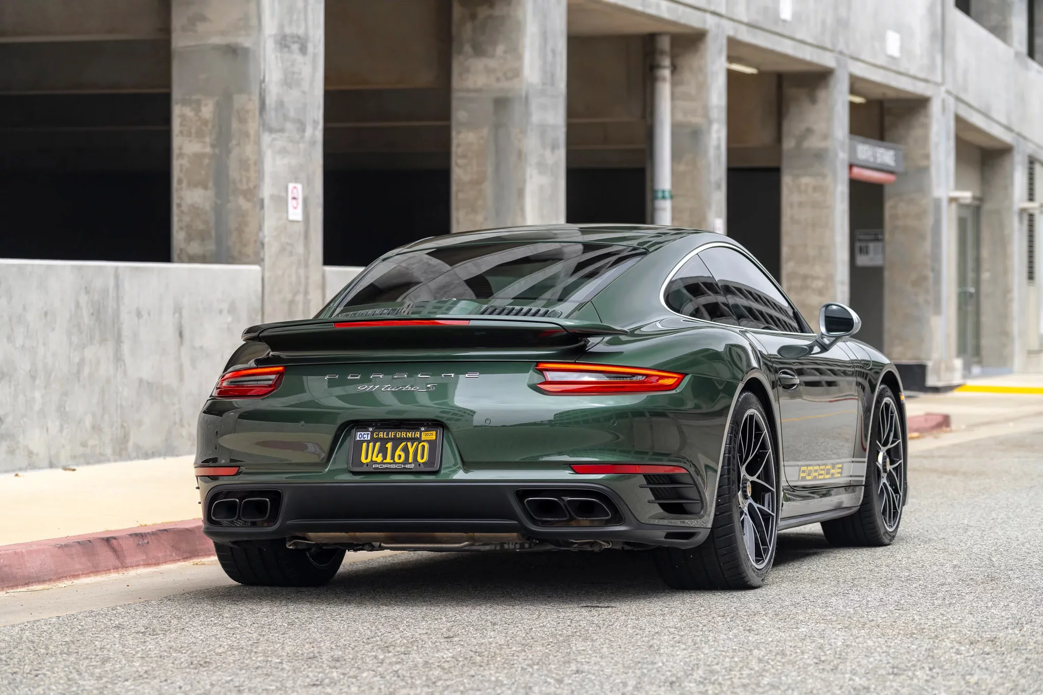 Oak Green Metallic Porsche 911 Turbo