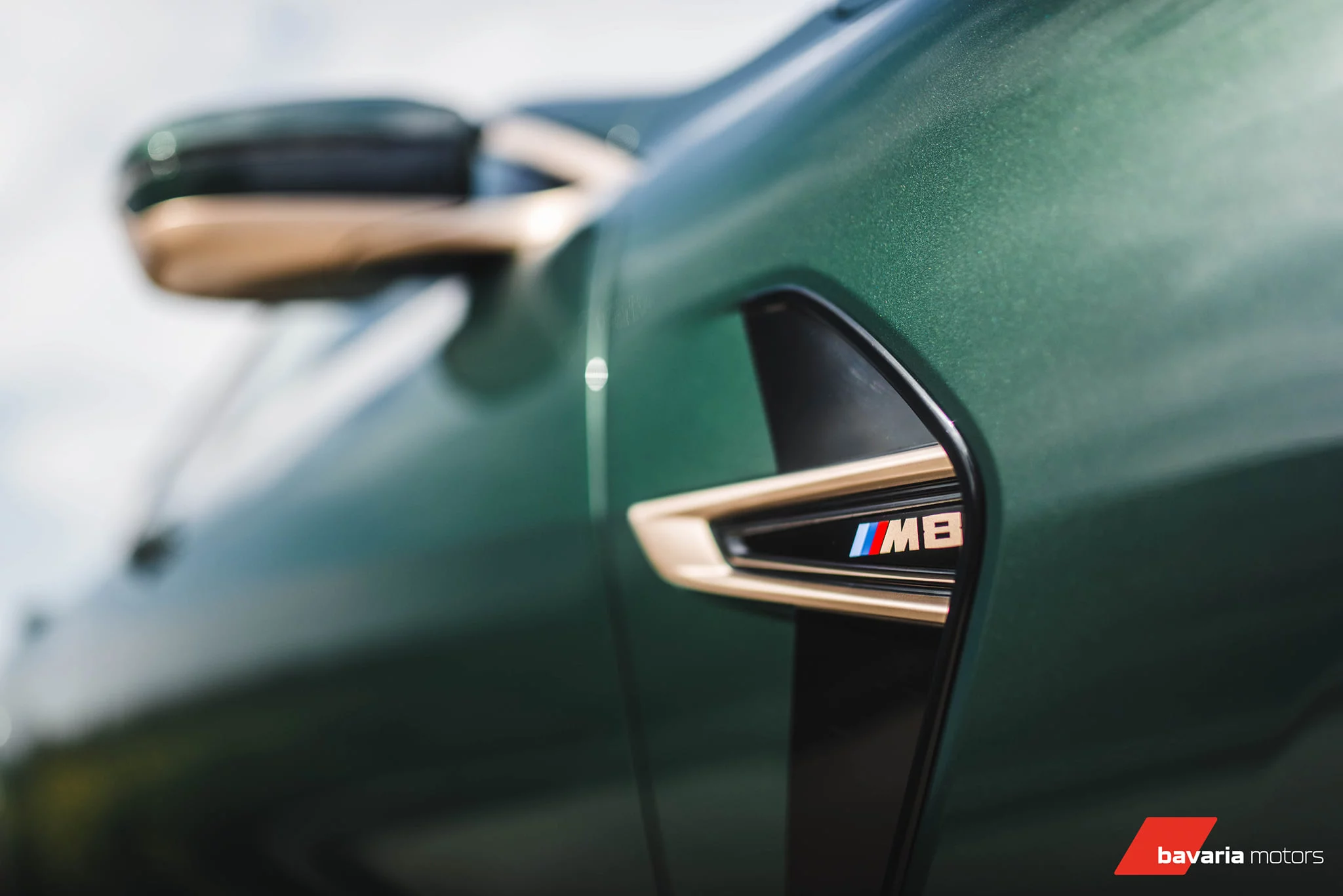 Aurora Diamond Green BMW M8