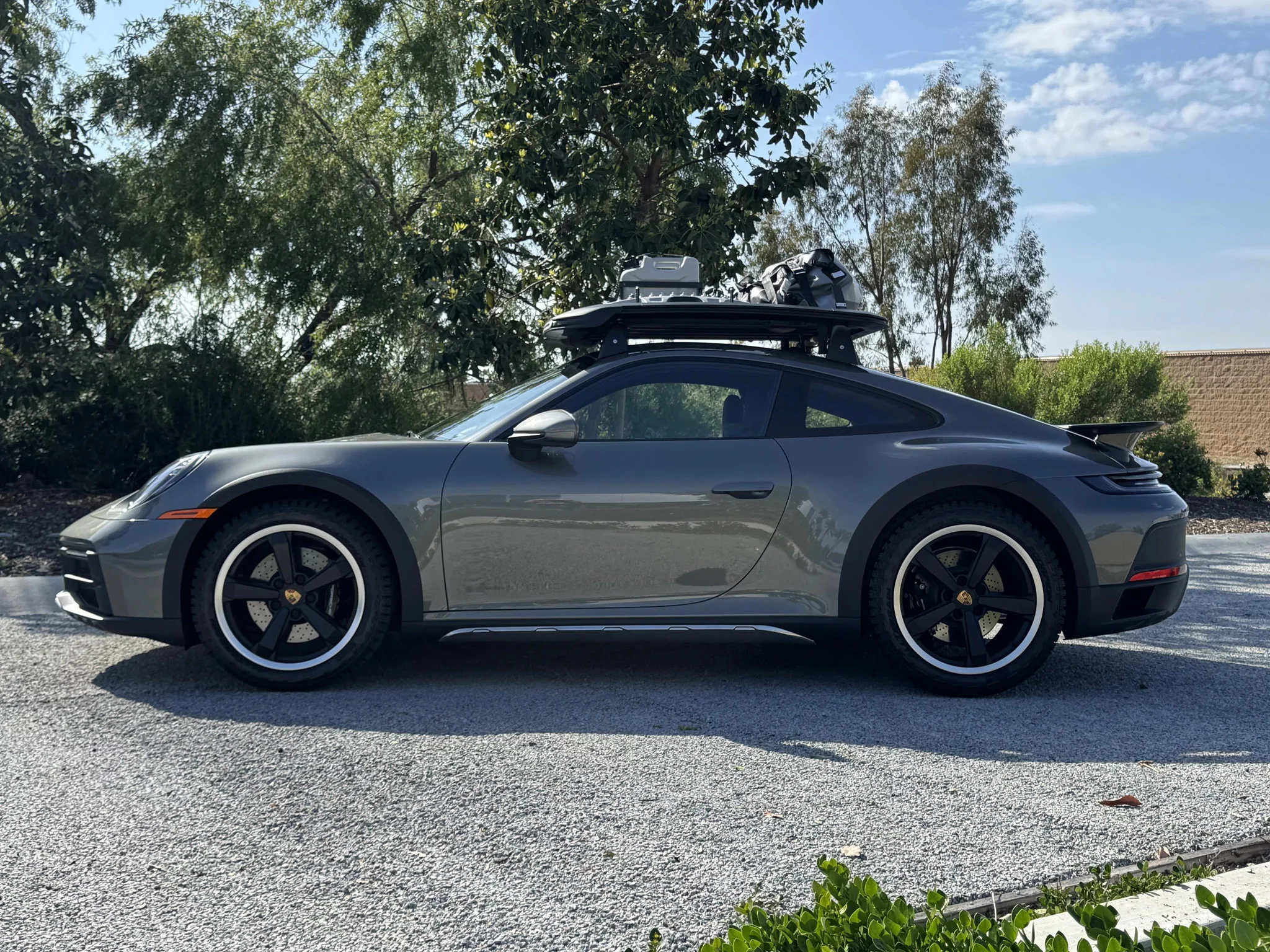 Granite Green Metallic Porsche 911 Dakar