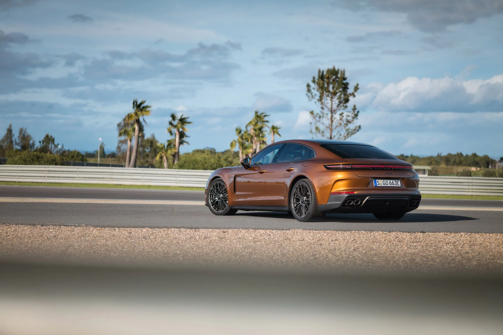 Madeira Gold Metallic Porsche Panamera