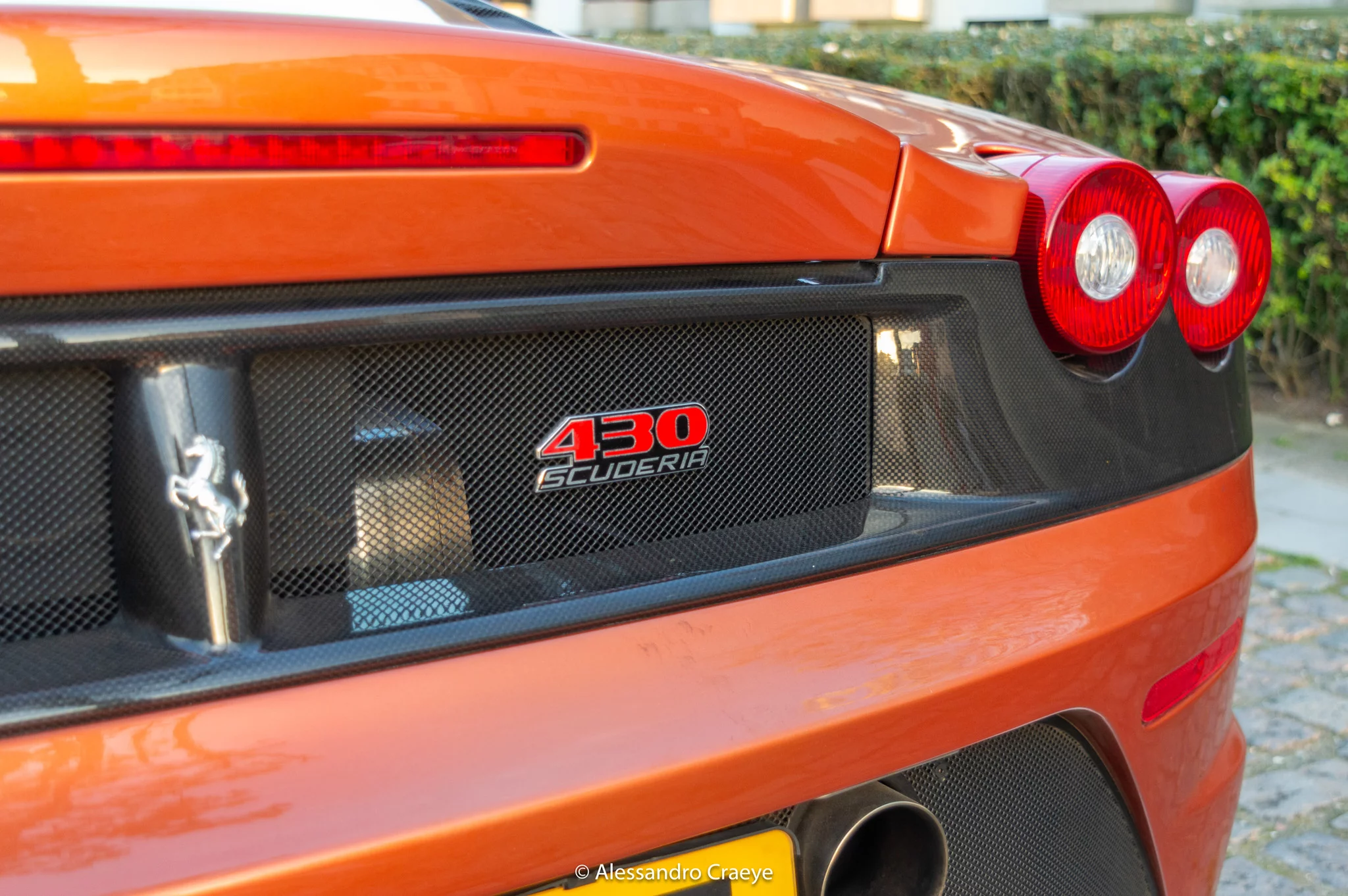 Orange Flame Ferrari 430 Scuderia