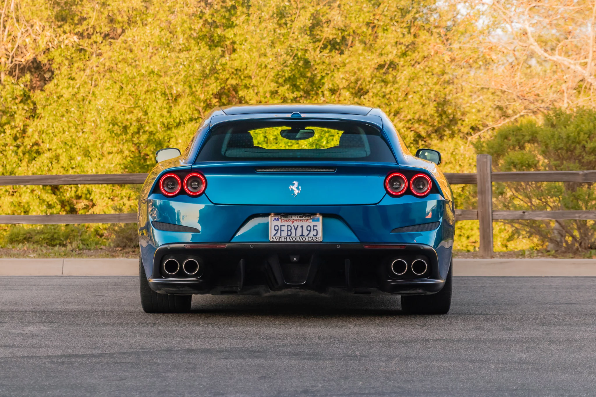 Blu Abu Dhabi Ferrari GTC4Lusso
