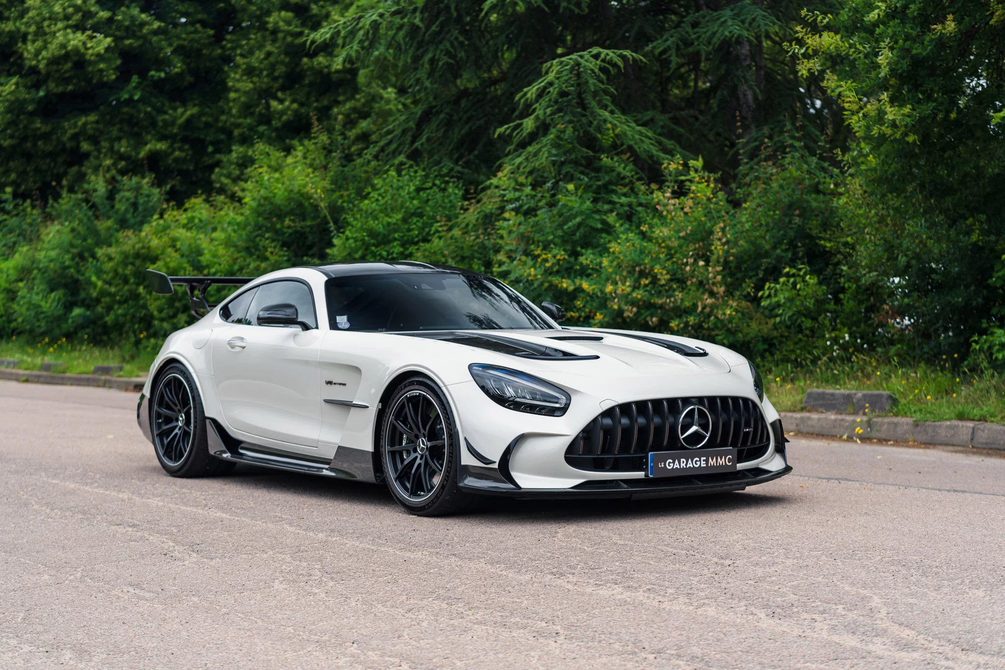 Diamond White Mercedes-AMG GT