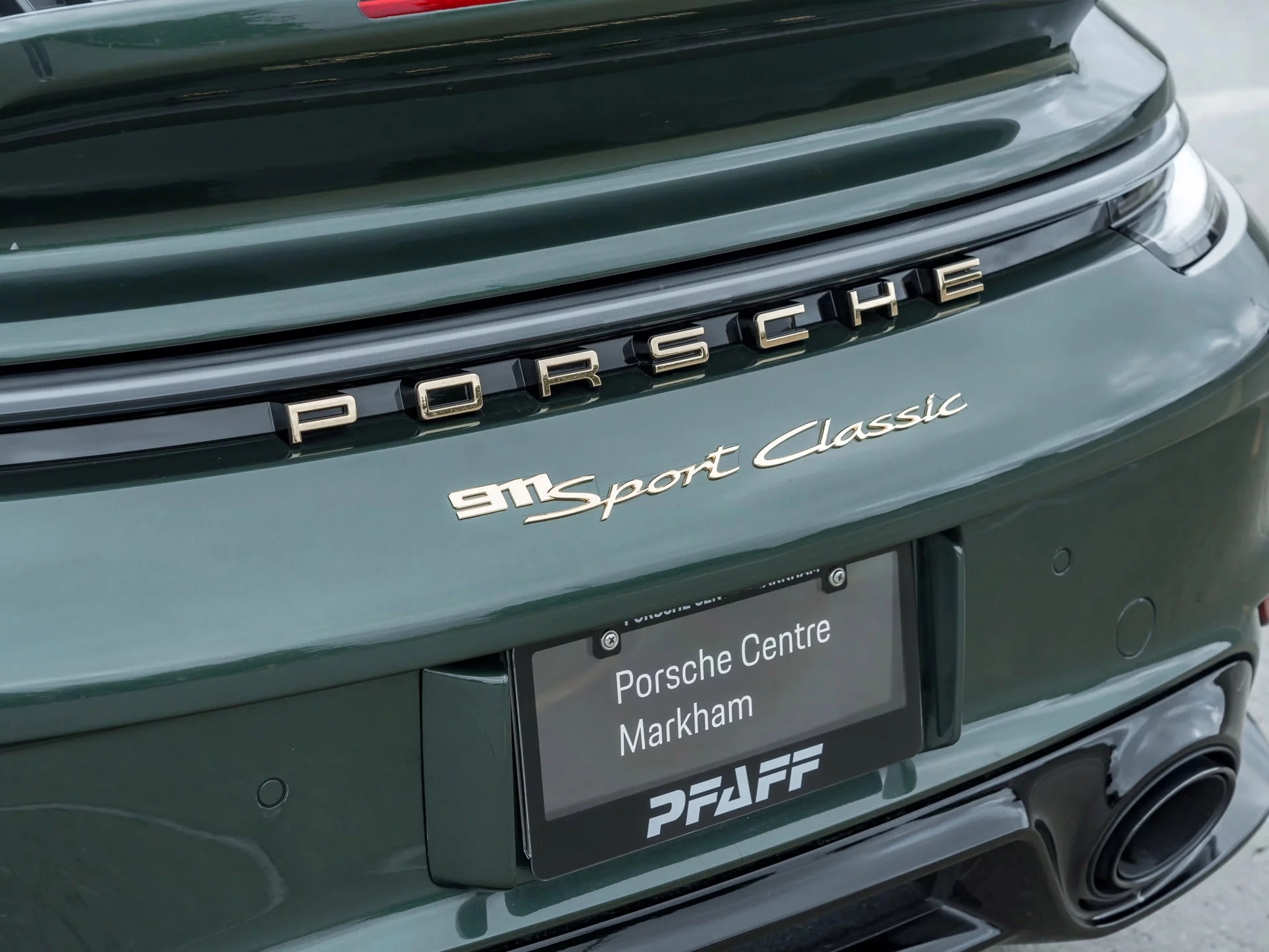 Oak Green Metallic Porsche 911 Sport Classic