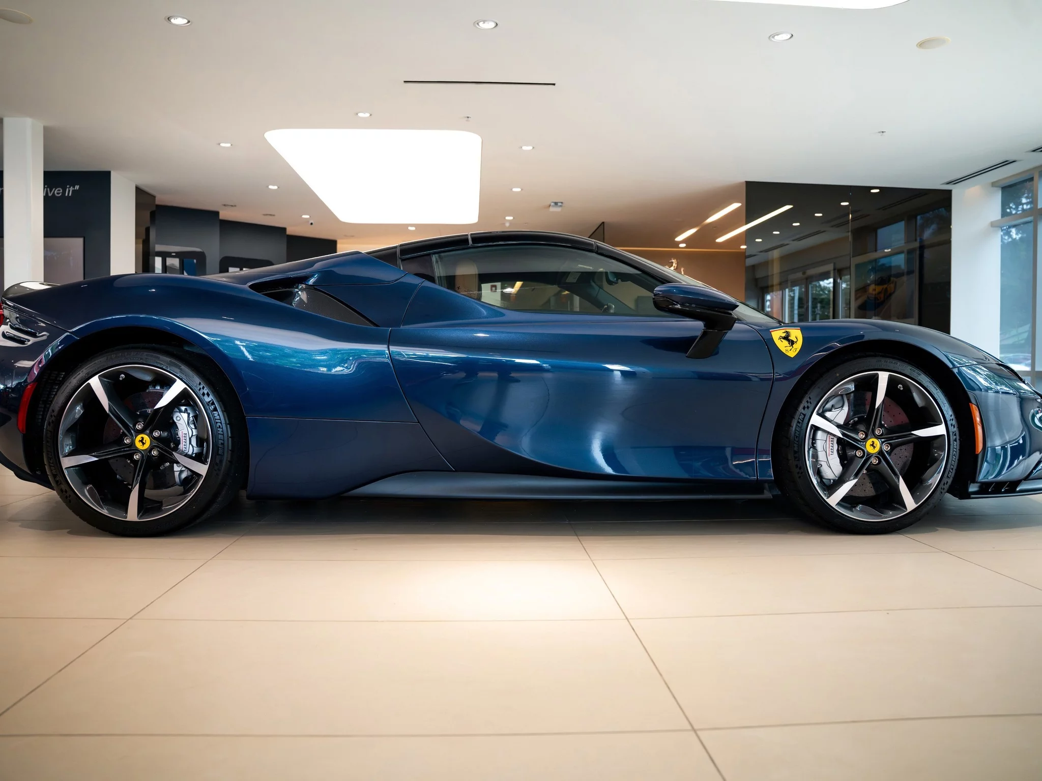 Blu Swaters Ferrari SF90