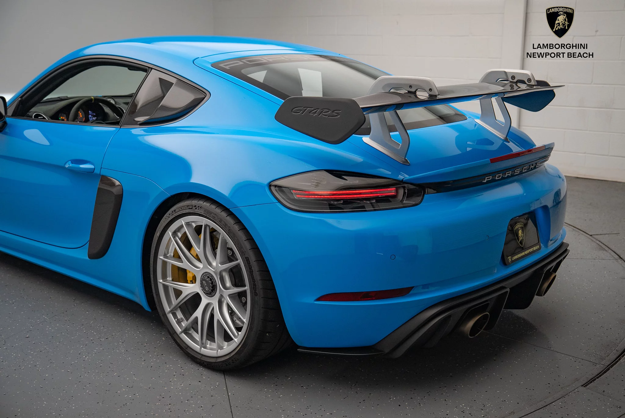 Riviera Blue Porsche 718 Cayman GT4 RS