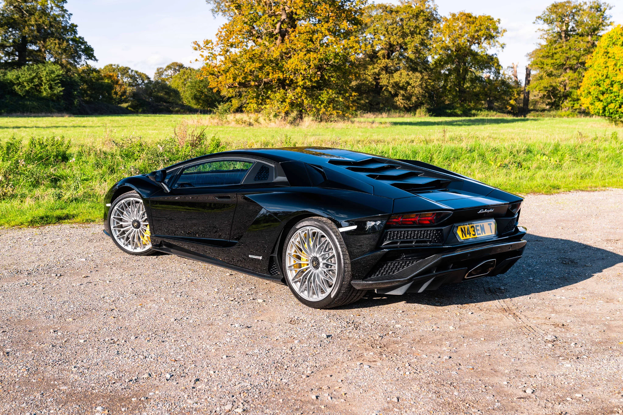 Nero Aldebaran Lamborghini Aventador