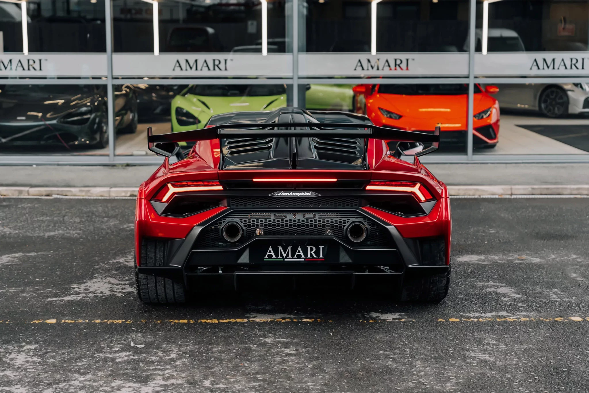 Rosso Bia Lamborghini Huracán