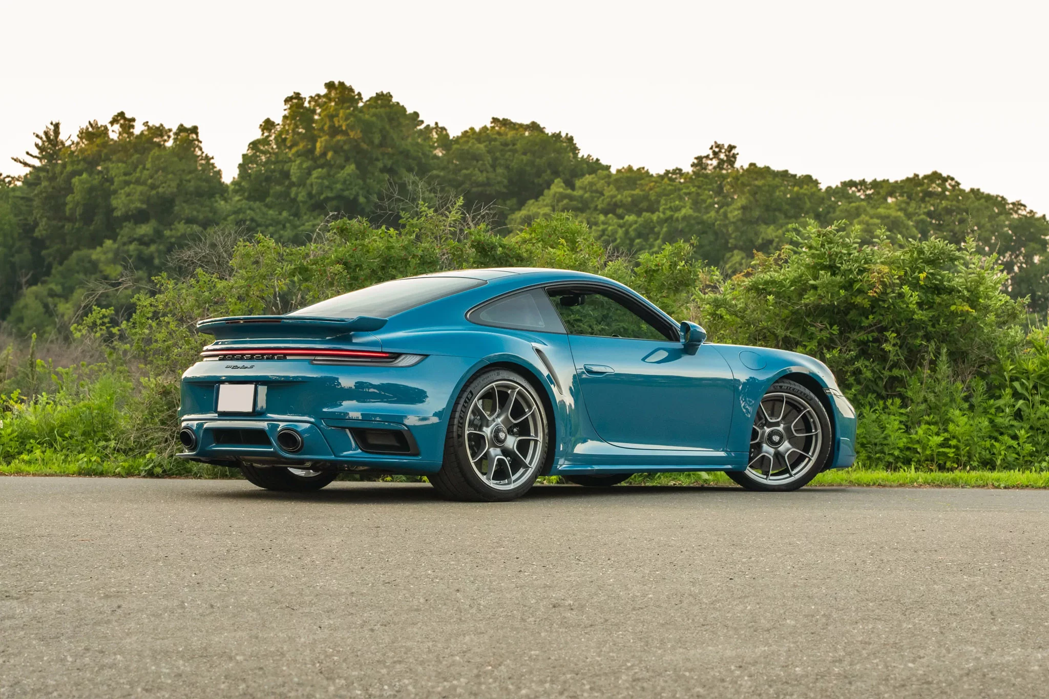 Oslo Blue Porsche 911 Turbo