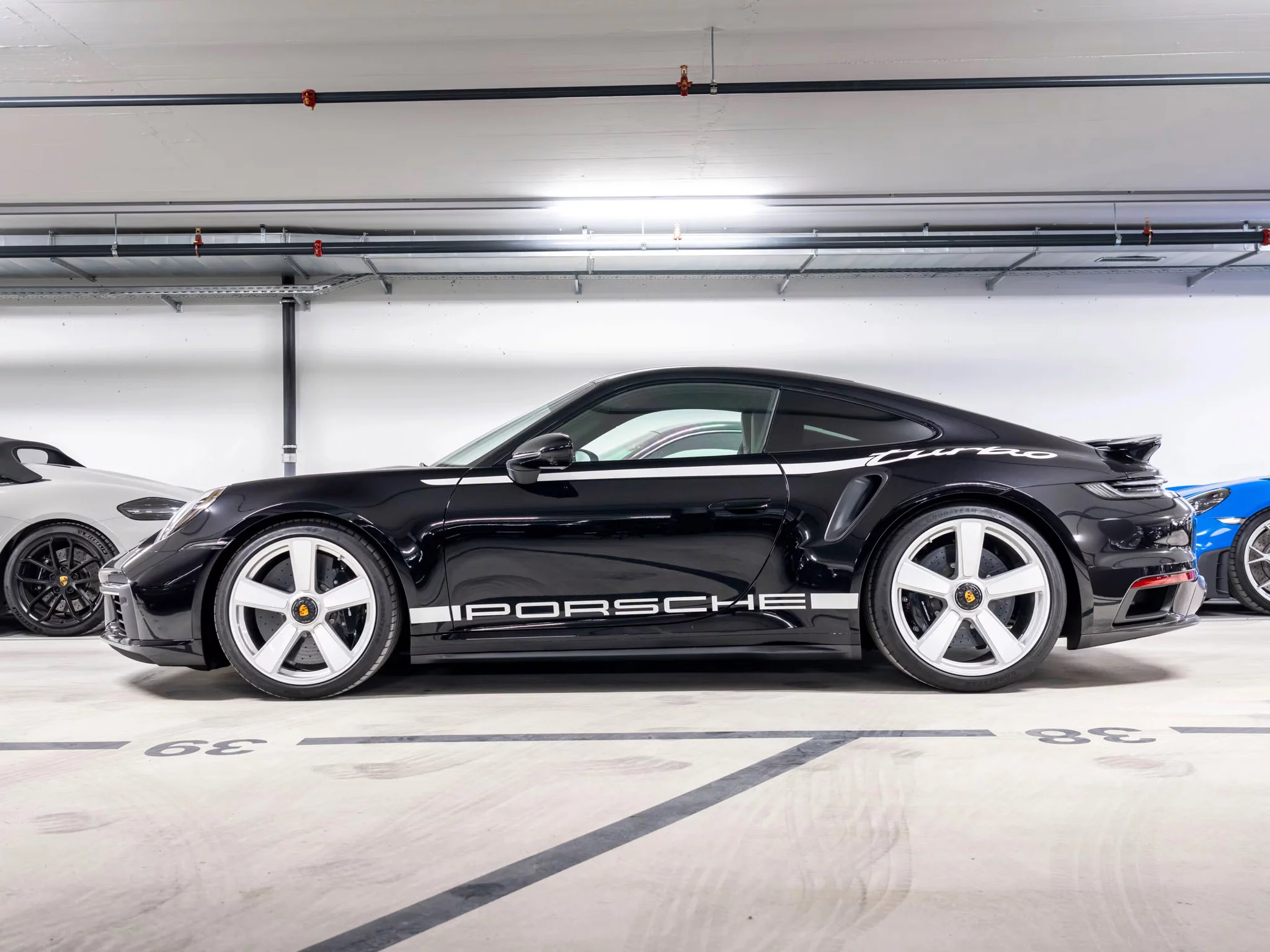Jet Black Metallic Porsche 911 Turbo