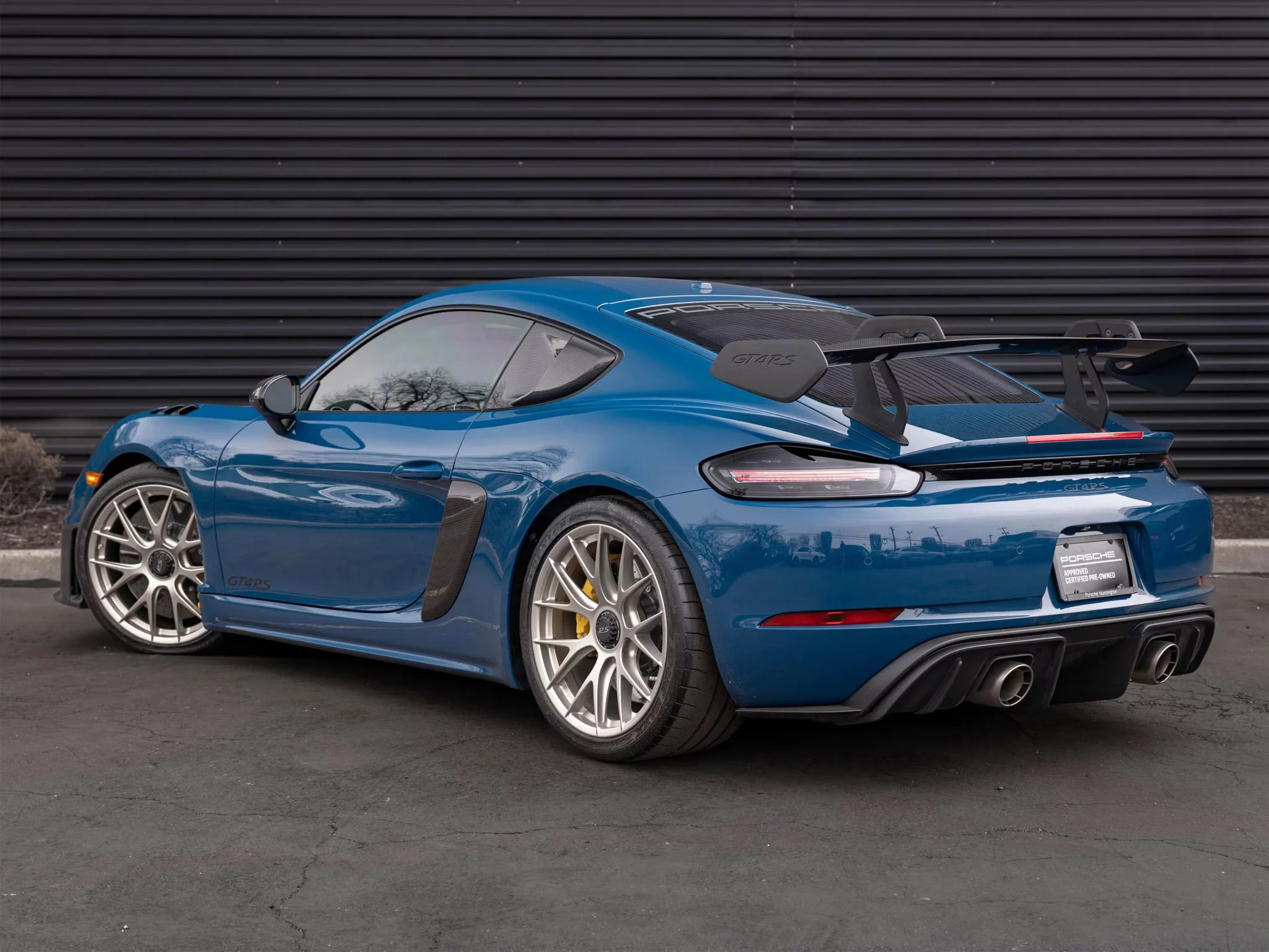 Azure Blue 356 Porsche 718 Cayman GT4 RS