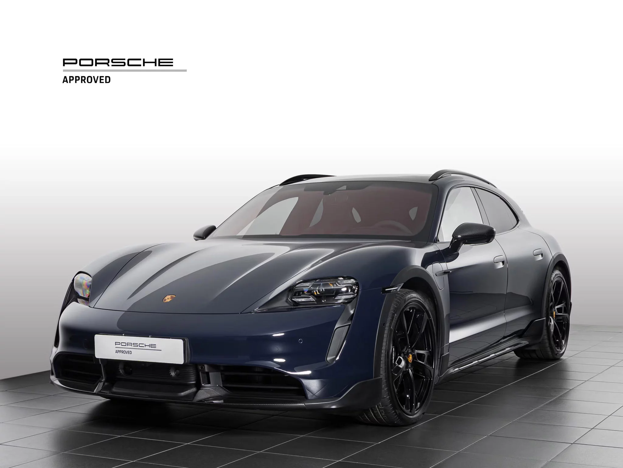 Dark Sea Blue Porsche Taycan