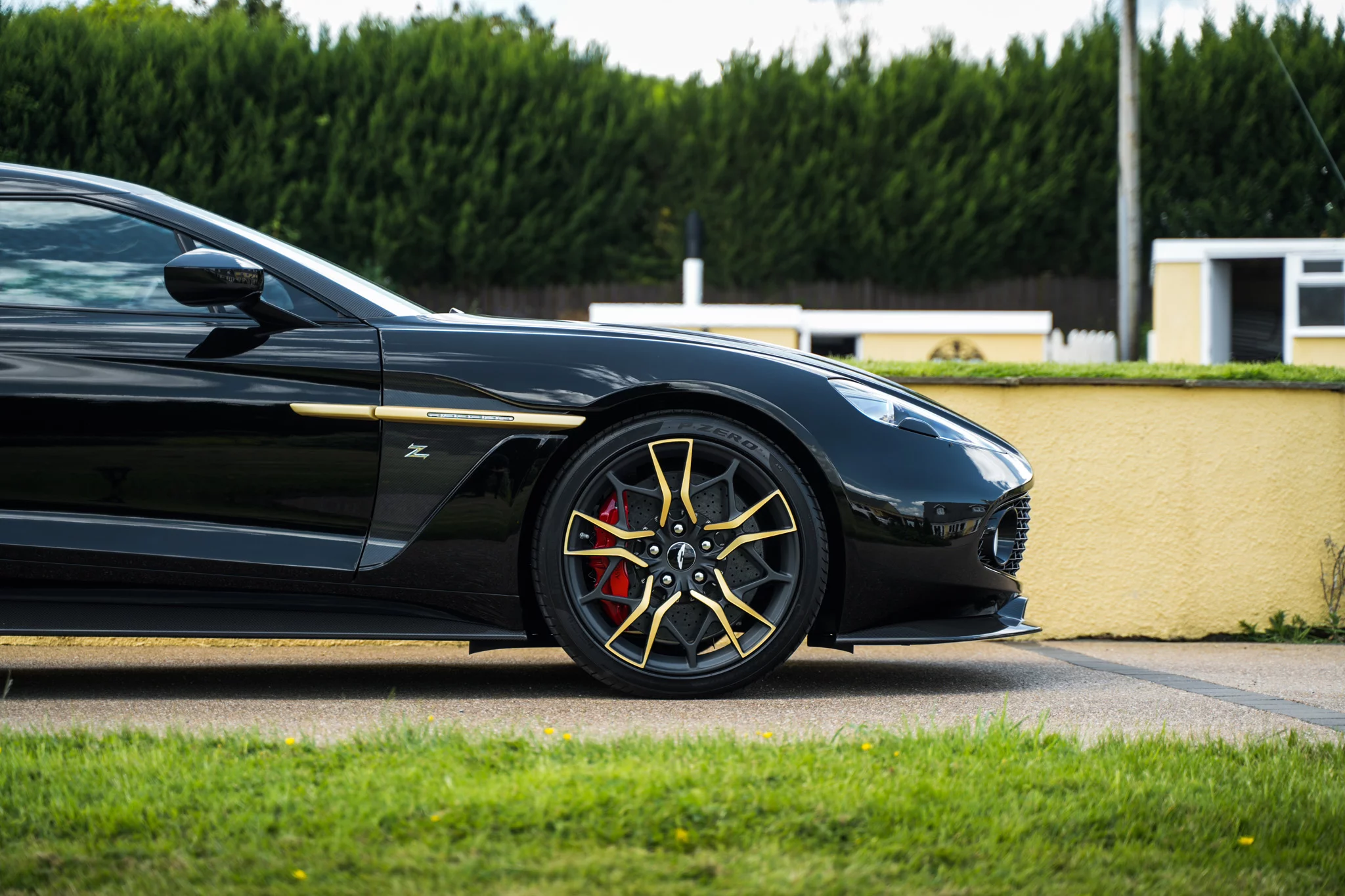 Scorching Black Aston Martin Vanquish