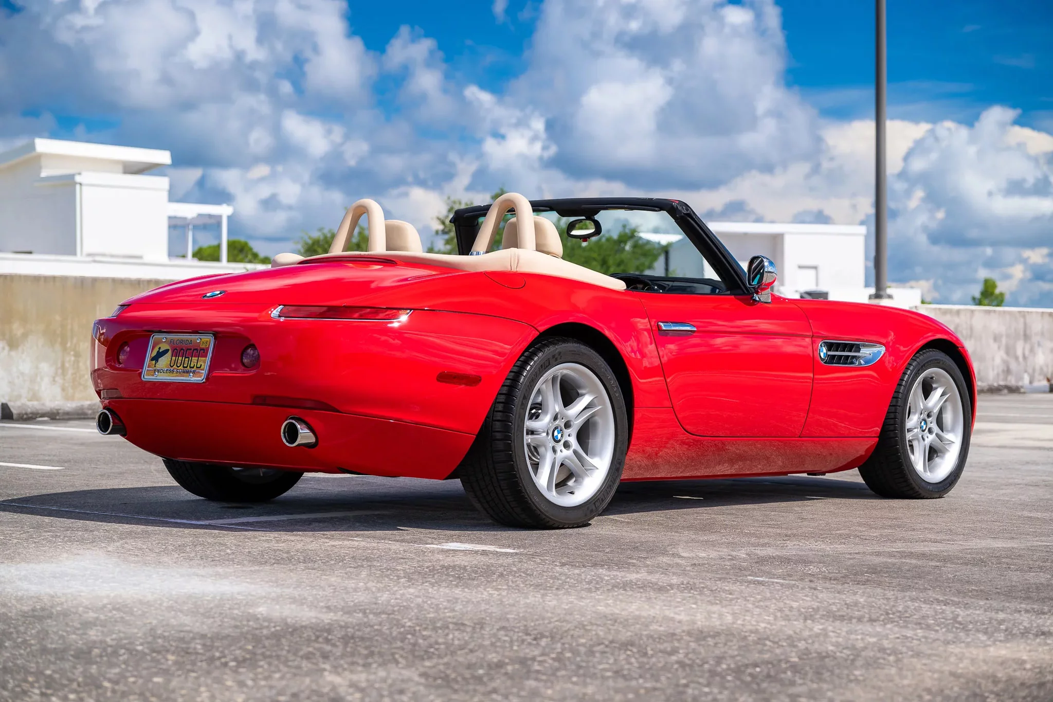 Bright Red BMW Z8