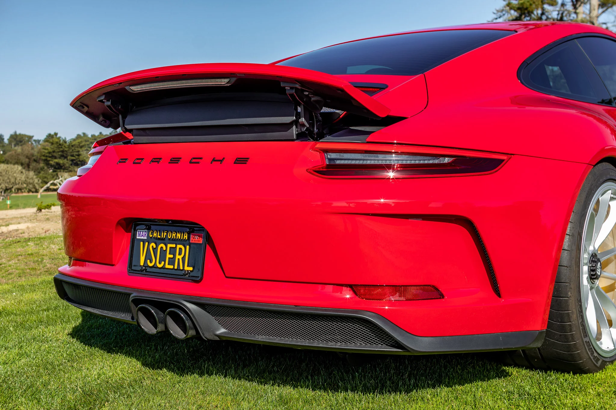 Carmine Red Porsche 911 GT3