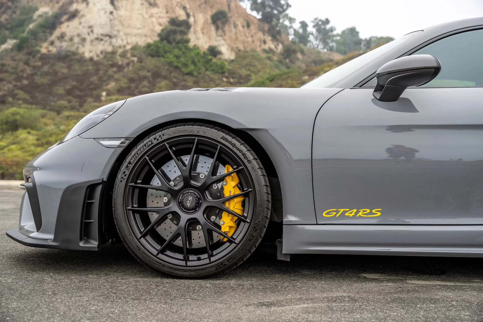 Nardo Grey Porsche Cayman GT4 RS