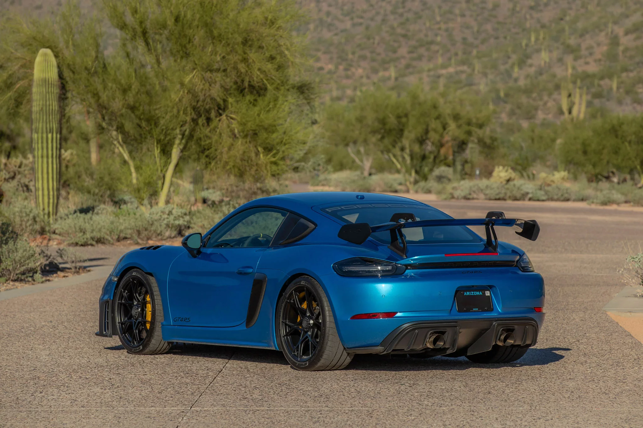 South Sea Blue Porsche 718 Cayman GT4 RS