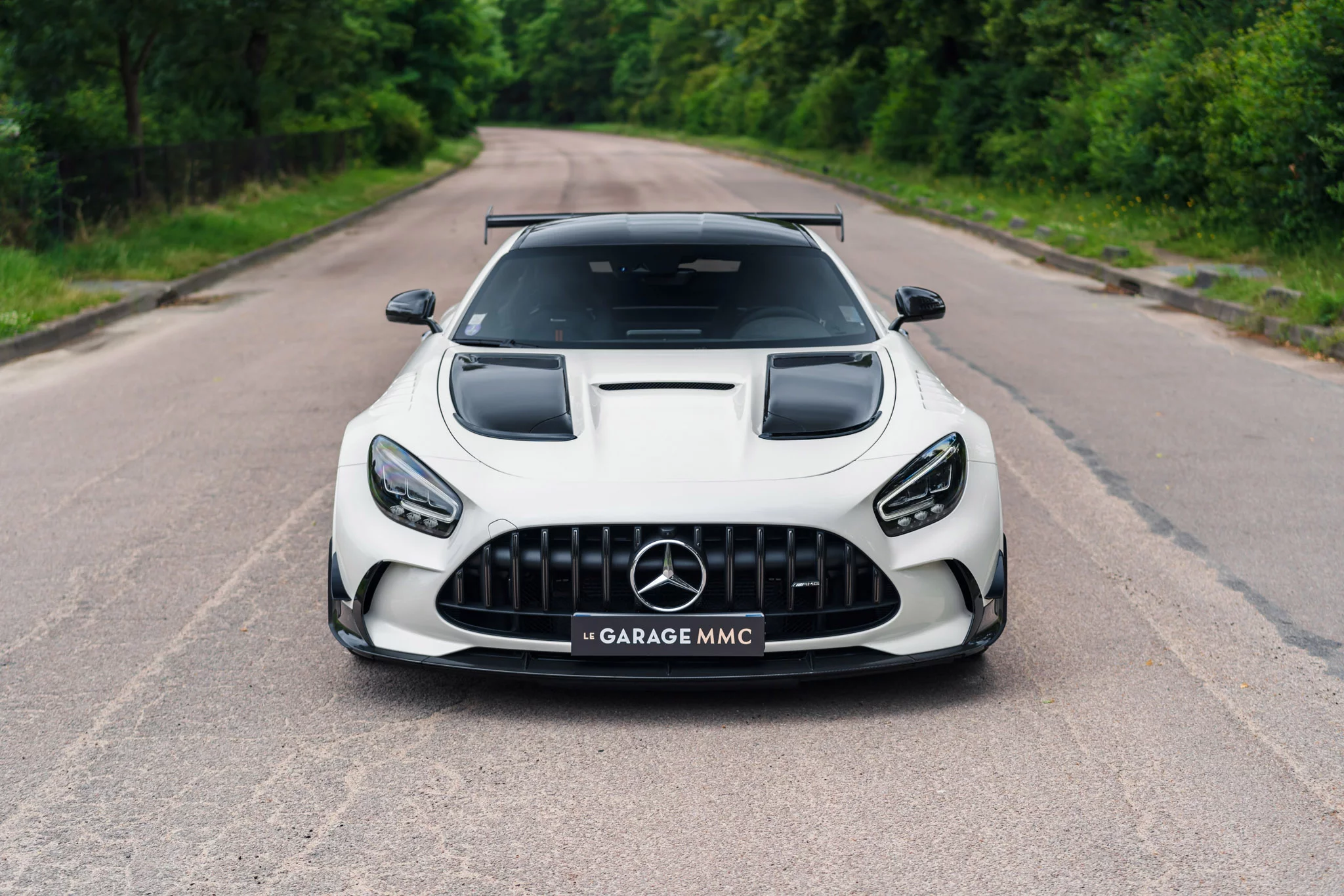 Diamond White Mercedes-AMG GT