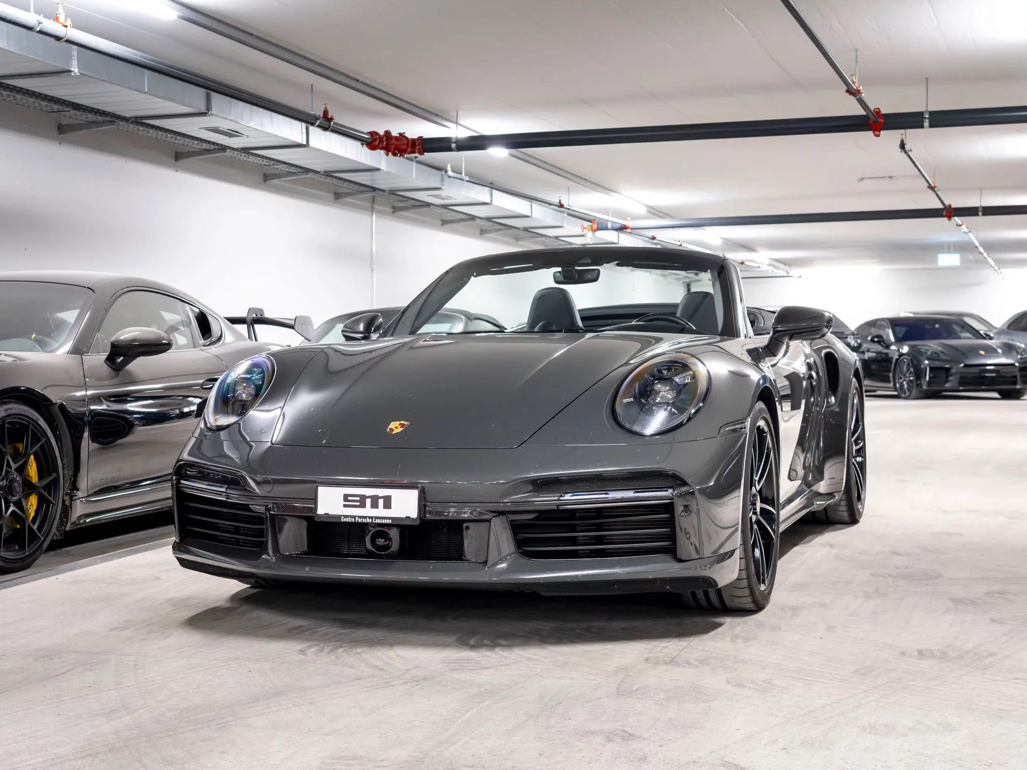 Slate Grey Porsche 911 Turbo