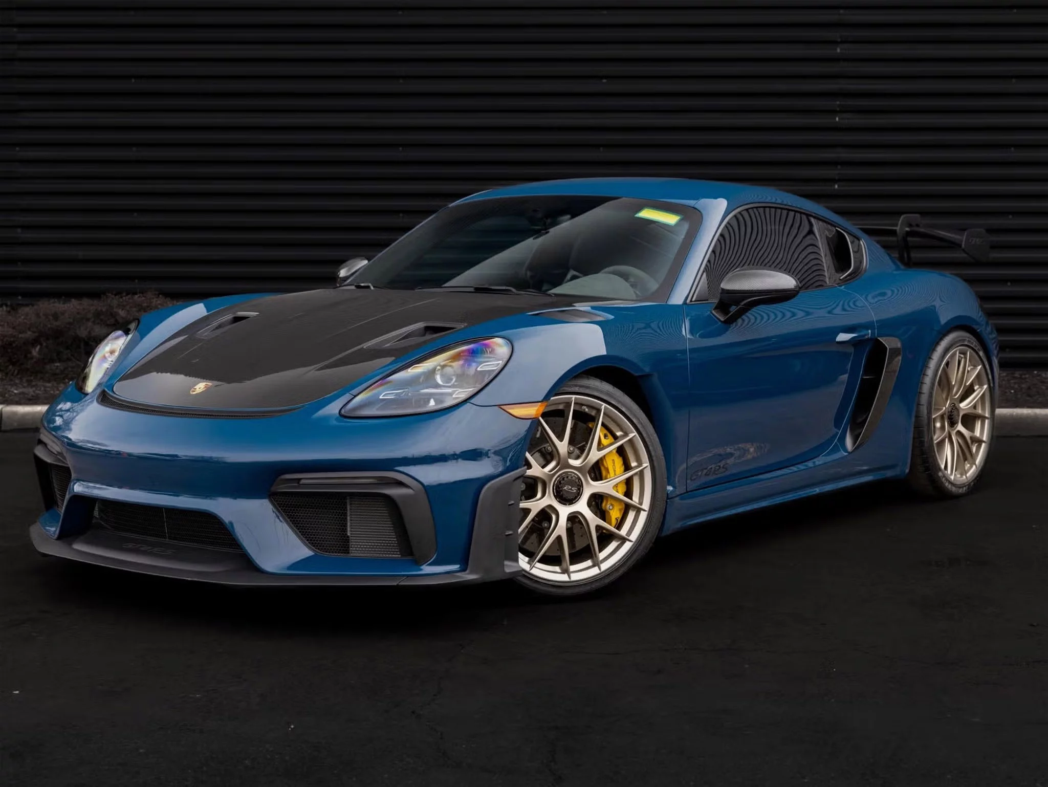 Azure Blue 356 Porsche 718 Cayman GT4 RS