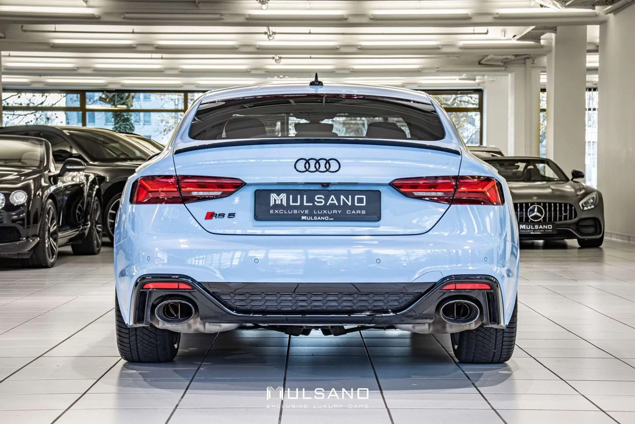 Frosted Glass Blue Audi RS5