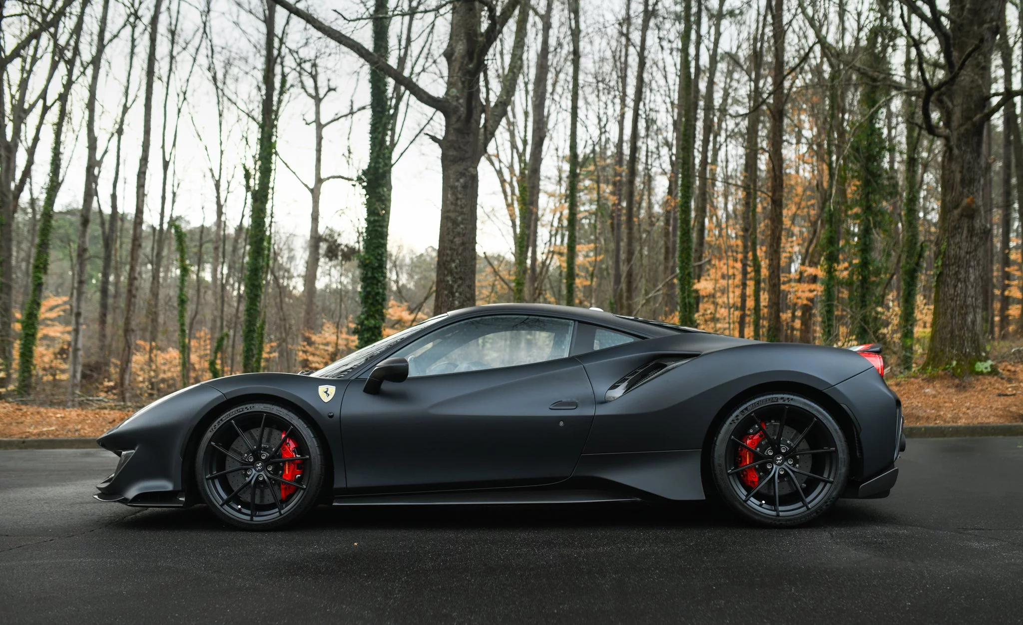 Nero DS Opaco Ferrari 488
