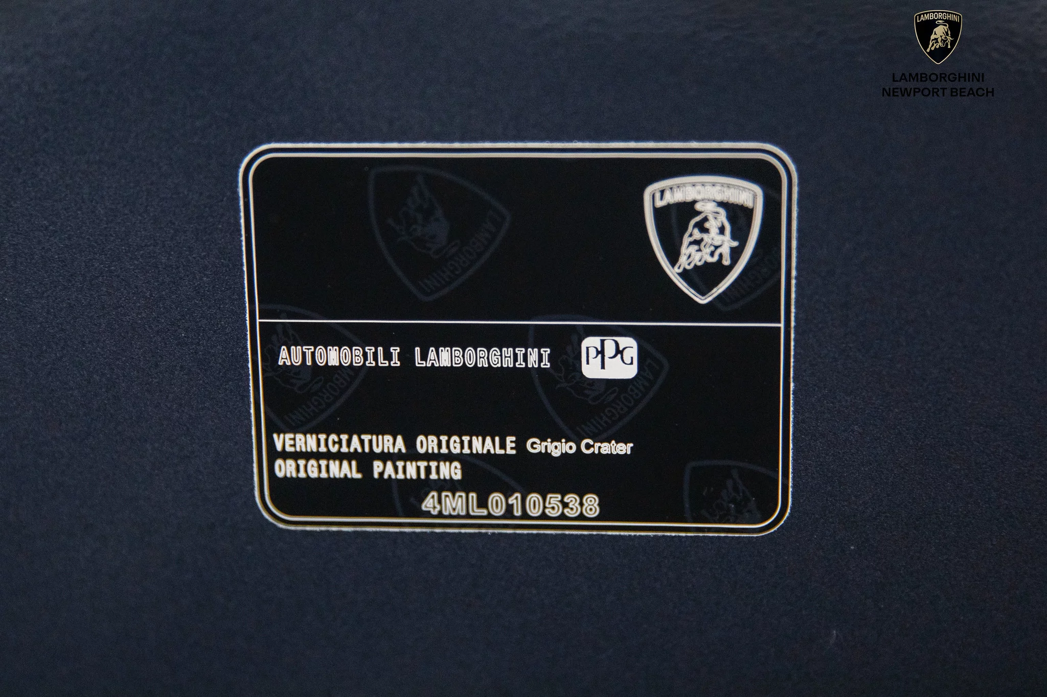 Paint code sticker